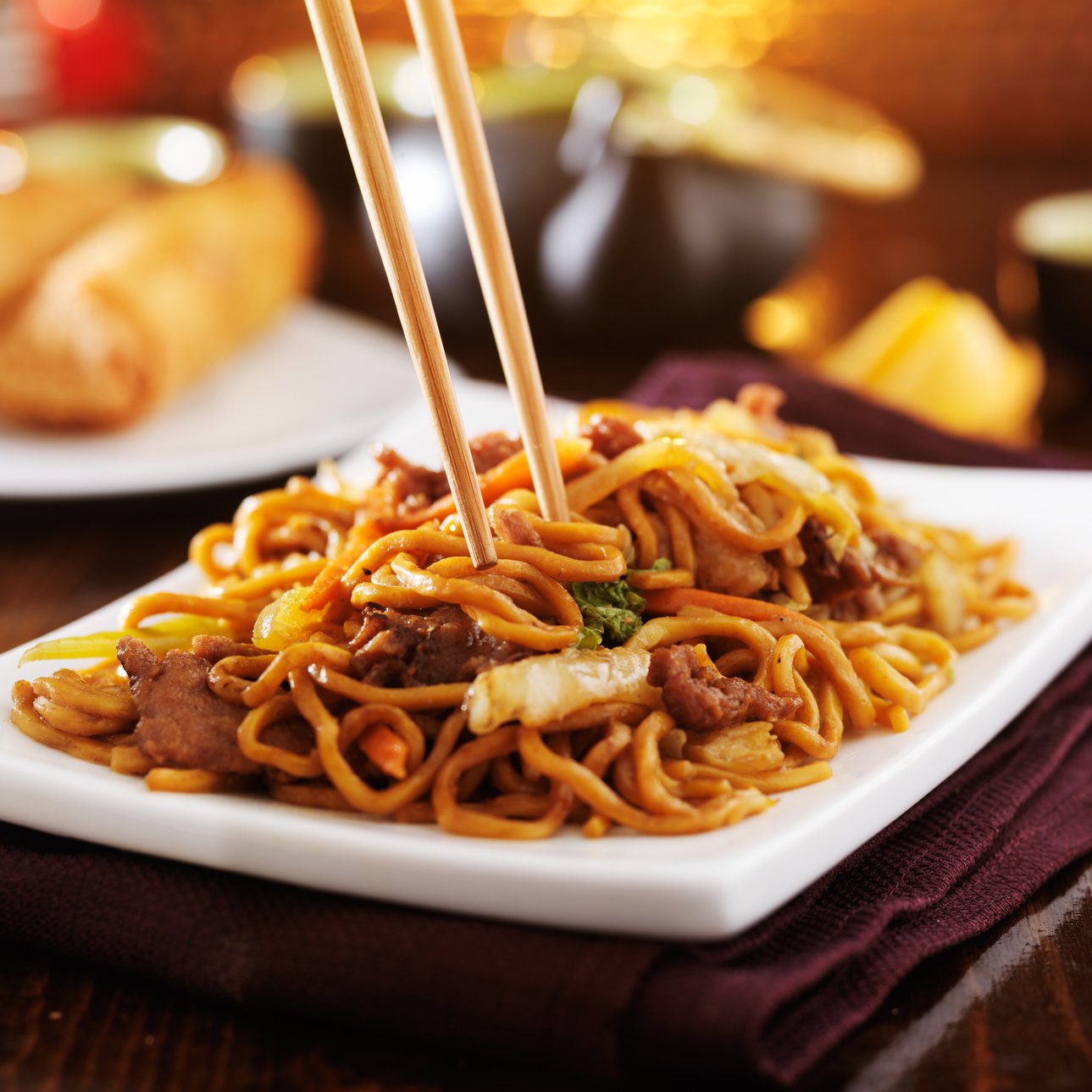 Chinese Beef Lo Mein